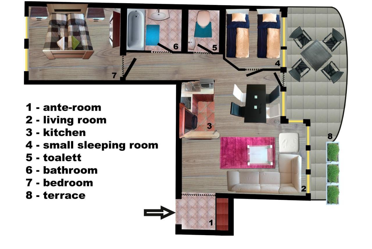 Merry&Car - Huge Balcony + Living Room + 2Br Budapeszt Zewnętrze zdjęcie